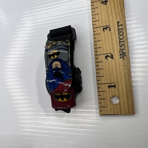 Batman Boys Black LCD Canvas MD2602 800/74 Retro Watch Untested - Picture 5 of 6