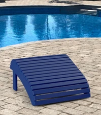 Leisure Line Adirondack Footstool by Tangent, Low Maintenance - FREE SHIPPING...