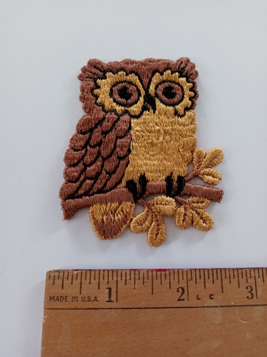 OWL embroidered Patch - GREAT Condition! Sew-on - Picture 4 of 4