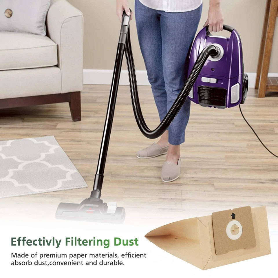 Cabiclean 10 PCS Dust Bags with Bissell Zing 4122 2154A Canister Vacuum, to P... - Image 3 of 4