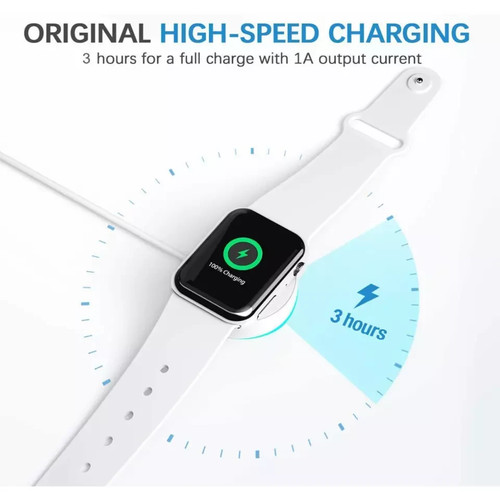 ⚡🍎Pour Apple Watch Chargeur USB Sans Fil Magnétique pour S1-S9/SE/Ultra⌚⌚ - Photo 6 sur 7