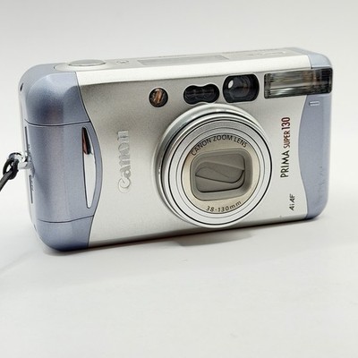   Canon Prima Super 130 / Analoge 35mm Retro Kompakt Kamera / Guter Zustand