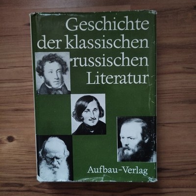 DDR 1965 : ''  Geschichte der klassischen russischen Literatur'' , Wolf Düwel, fa4