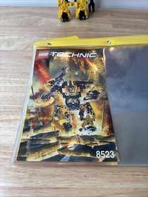 Vintage Lego Technic Throwbots: Blaster (8523) - Figure. Discs, Manual