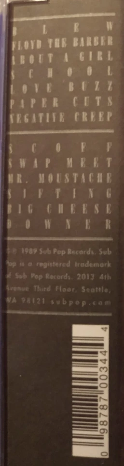 Nirvana: Bleach [Limited Edition Blue Cassette] (Like New) Rare & Out Of Print Foto 3 de 4