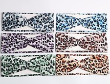 6PCS Women Leopard Boho Headbands,Boho Floal Style Type B : 6pcs x headbands