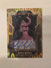 2025 TOPPS PIXAR GOLD BING BONG RICHARD KIND PIXAR PERFECTION AUTO /25 🔥 🔥!!!