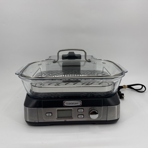 Cuisinart STM-1000 Cook Fresh Digital Glass Steamer Stainless Steel Tested