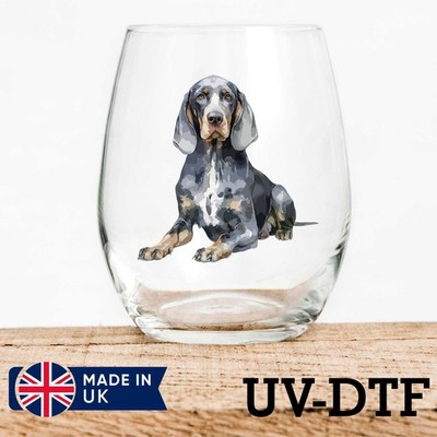 Kurzhaar Zeiger Hund 8 Stück UV DTF Aufkleber - Glas Laptop Becher Tasse kz630