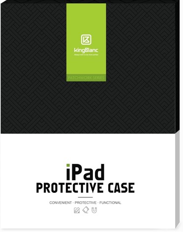 KingBlanc Folio Case for iPad Pro 6th 5th 4th 3rd 12.9 inch - Picture 1 of 8