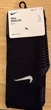 Nike MatchFit Knee High Soccer Socks- BLACK Size S 3Y-5Y  Women  s Size 6-7