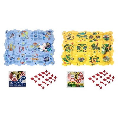 Puzzle -Auto -Strecke Play Set Rail Car Building Spielzeug für Kinder Jungen