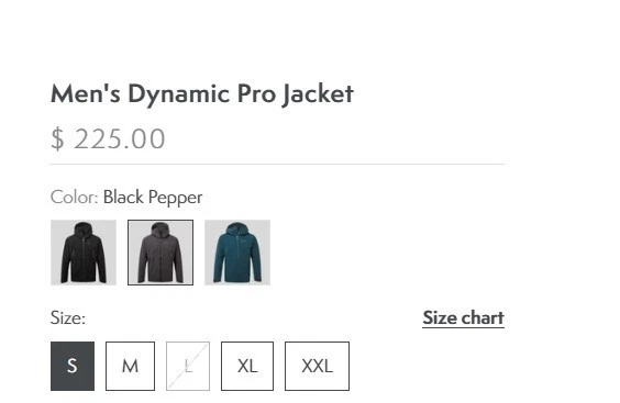 CRAGHOPPERS Dynamic Pro Men's Jacket in Black Pepper Marl L Large *READ* $225 - product detail image 2