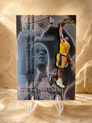 1999-00 Topps Finest Shaquille O'Neal Dunk Masters 694/750 #DM2 Rare w/ Coating