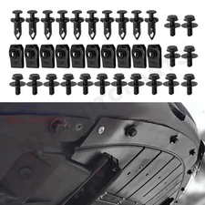 For Nissan 35 Pcs Body Bolts & U-nut Clips- M6 Engine Under Cover Splash Shield