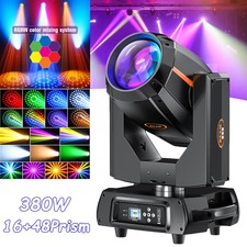 UKING 380W Beam Moving Head Light Rainbow Stage Effect Lighting Bar Stage Xmas