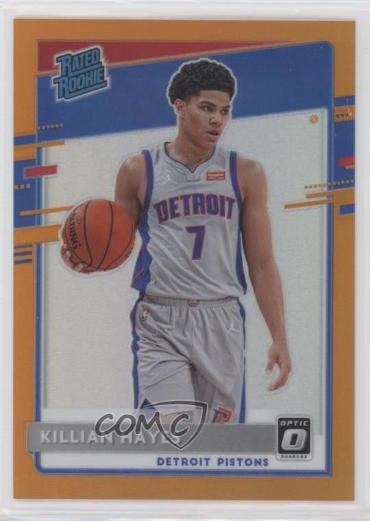 2020 Panini Donruss Optic Rated Rookie Orange Prizm /199 Killian Hayes #157 1u6