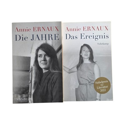 Annie Ernaux Die Jahre Das Ereignis 2 Bücher Suhrkamp Nobelpreis 2022