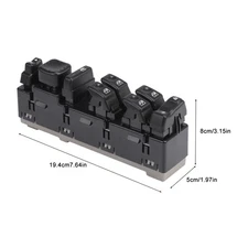 Front Driver Power Door Window Control Switch For 2003-06 GMC Sierra 15883323