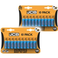 20x AA JCB Super Power Ultra Alkaline R6 1.5V Battery LR6 MN1500 Longest Exp 0.40 per battery
