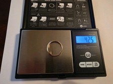 14k solid gold ring 4.25 grams yellow gold nice band 14k L-P LP