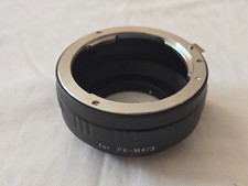 New Lens Adapter for Pentax PK Mount Lens - Micro 4/3 MFT Camera PK - M4/3