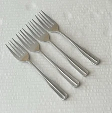 National Stainless Korea Chestertown 4 Salad Forks 6 3/8” Satin