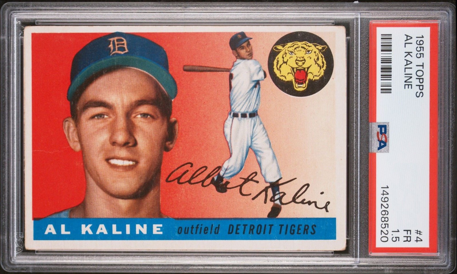 Al Kaline 1955 Topps PSA 1.5 #4 Detroit Tigers