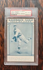 Carl Hubbell 1977 Baseball's Great Hall of Fame Exhibits - PSA 8 - Only 3 higher