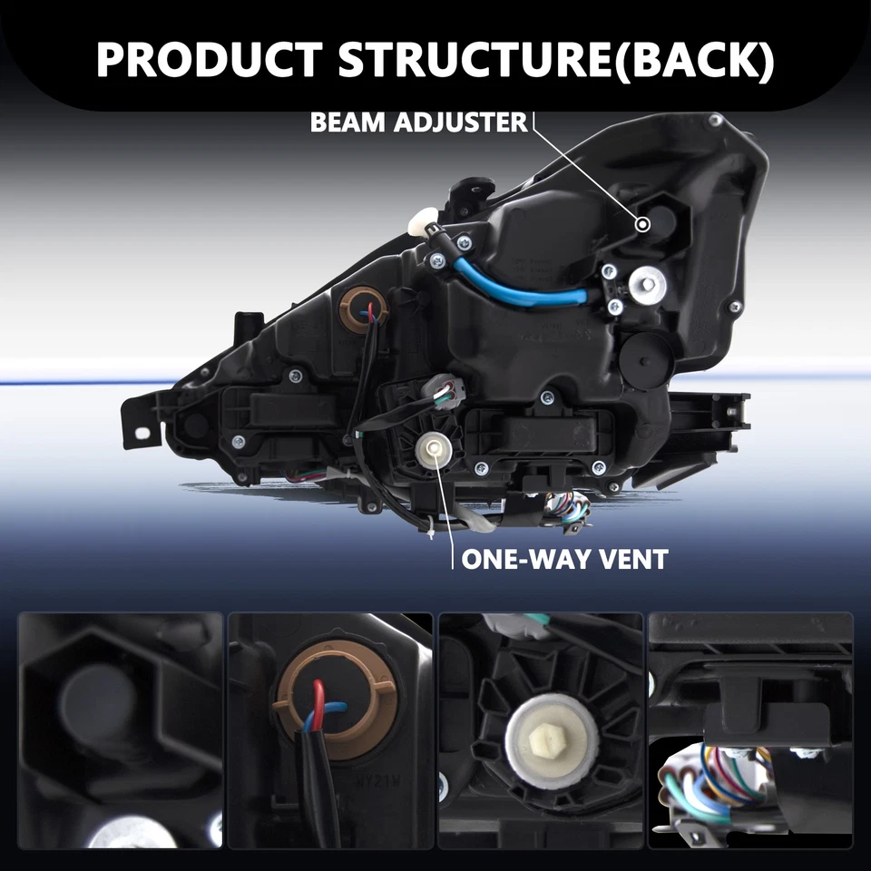 Faro de luz lateral derecho LED IS250 IS200T IS300 IS350 2014-2016 Foto 3 de 4