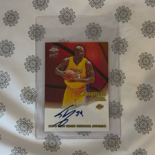 Topps 2002-03 Topps Chrome Shaquille O'Neal TCA-SO Auto 767/850 Lakers