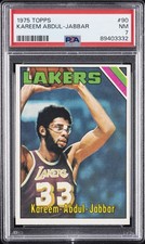 1975 TOPPS #90 KAREEM ABDUL-JABBAR PSA 7