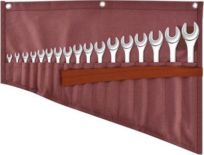 EMVANV 16 Pockets Wrench Roll Organizer, Up Tool Bag, Multi-Purpose... 