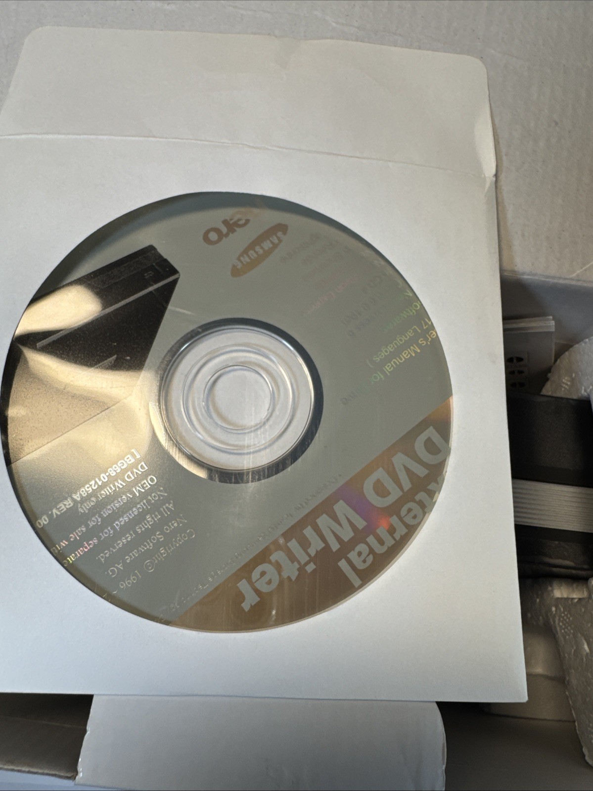 Samsung External DVD Writer Model SE-S184