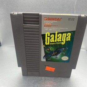 Galaga Demons of Death (Nintendo NES, 1988) con scatola gioco sparatutto senza manuale