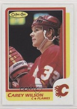 1986-87 O-Pee-Chee Carey Wilson #166 2b8