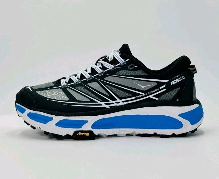 Hoka One One HOKA Mafate Speed 2 Black White Blue for sale  display picture 3