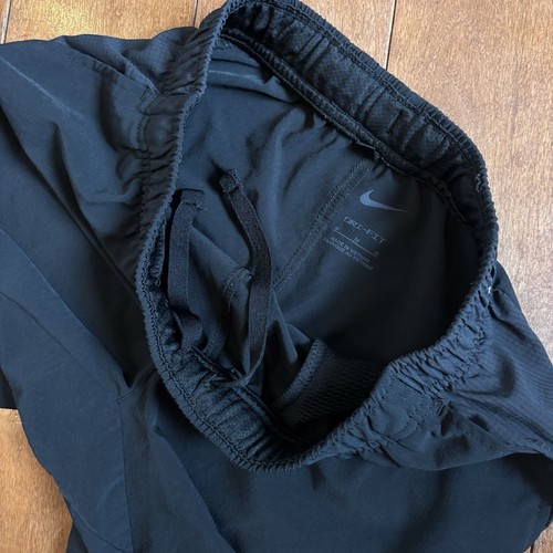 Boys Nike Dri Fit Court Flex Ace Shorts Black White sz M / 6" inseam - Picture 4 of 9