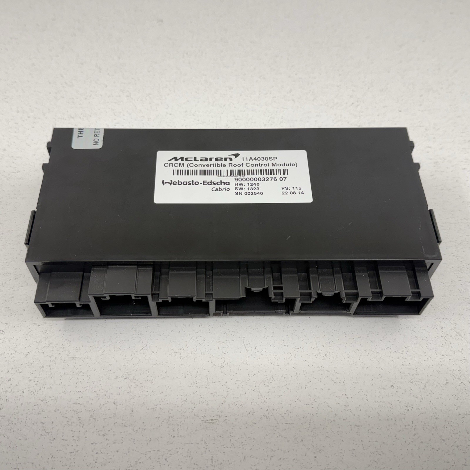 15-17 McLaren 650s Convertible Roof Top Control Module CRCM 11A4030SP OEM