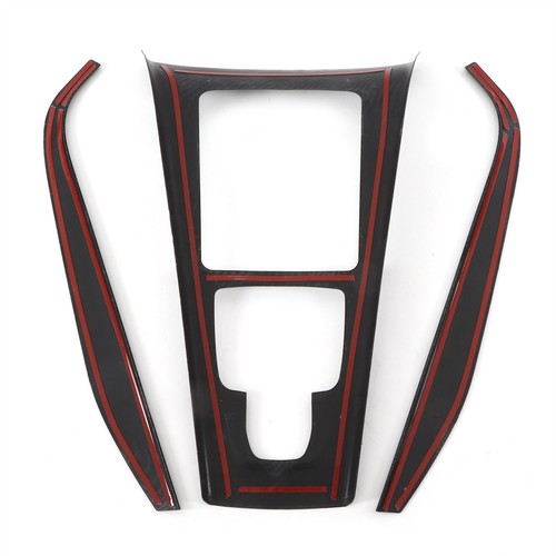 _Center Control Panel Sticker Side Cover Trim Set Carbon Fiber For Benz A Class - Picture 1 of 12