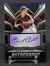 2023 Panini Chronicles Obsidian Brandon Pfaadt Purple Auto /25 Rookie RC SSP