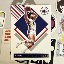 Panini 2024-25 NBA Hoops Julius Erving Hoops Tribute Philadelphia 76ers #300