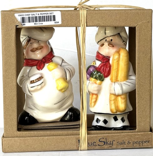 Koch Salz & Pfefferstreuer Keramik von Blue Sky Clayworks mit Geschenkbox