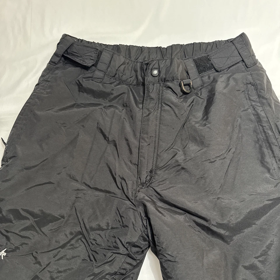 Ski Gear Snow pants Men's Black Medium Adjustable Waist Zip Pocket - Image 4 of 4