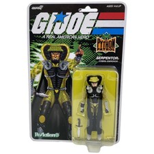 ReAction G.I. Joe Python Patrol Serpentor 3.75  Action Figure Super7 Sealed New