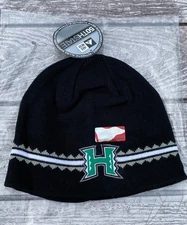 NWT University of Hawaii Rainbow Warriors Embroidered Hat Knit Beanie Official