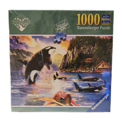Ravensburger Close Encounters Orca Killer Whales 1000 Pieces Jigsaw Puzzle 27x20