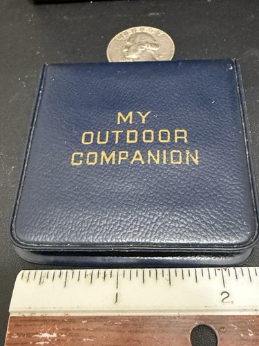 Vtg My Outdoor Companion Catholic Saints Jesus Hubert, St Christopher & Hubert - Picture 13 of 13