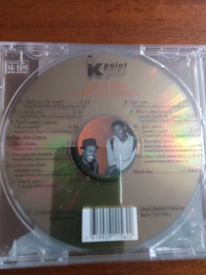 Sam & Dave Hold on I'm comin'-  k-point gold CD (1994) - Bild 2 von 2