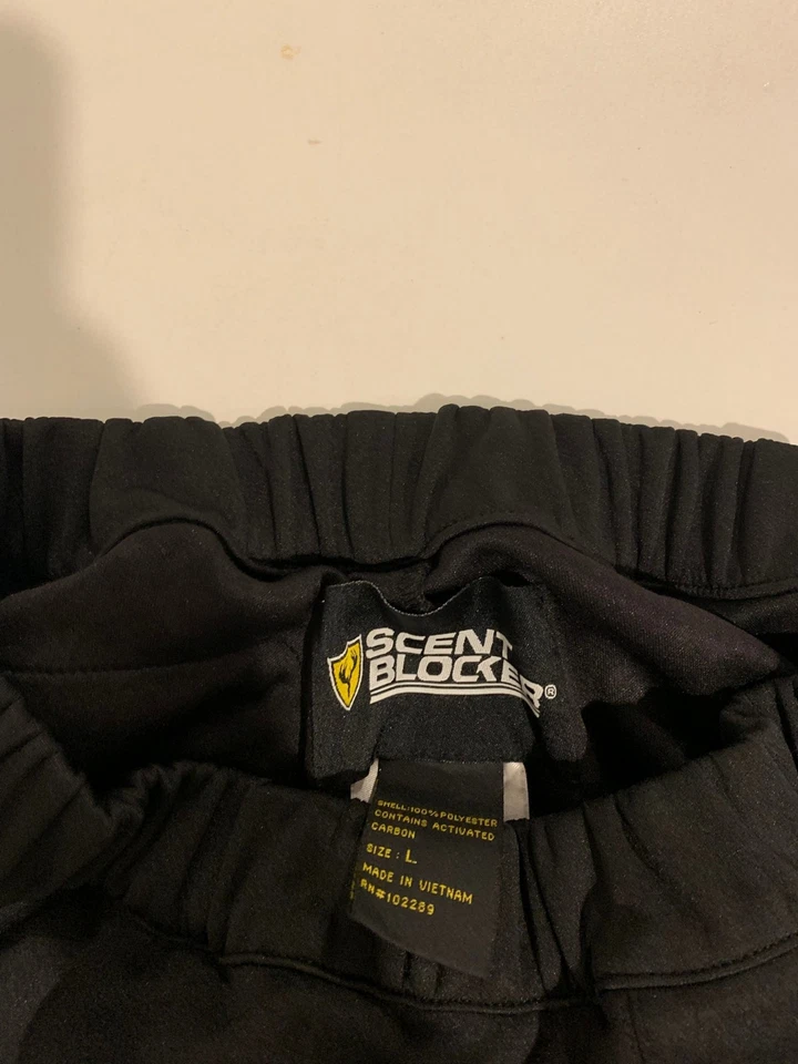 ScentBlocker Hunting Pants Large Black Outdoor Utility Stealth Gorpcore Fishing - Image 3 of 4